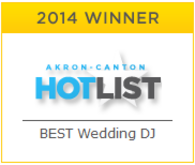 2014 Akron-Canton Hotlist Best Wedding DJ award