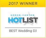 2017 Arlington Hotlist Best Wedding DJ award